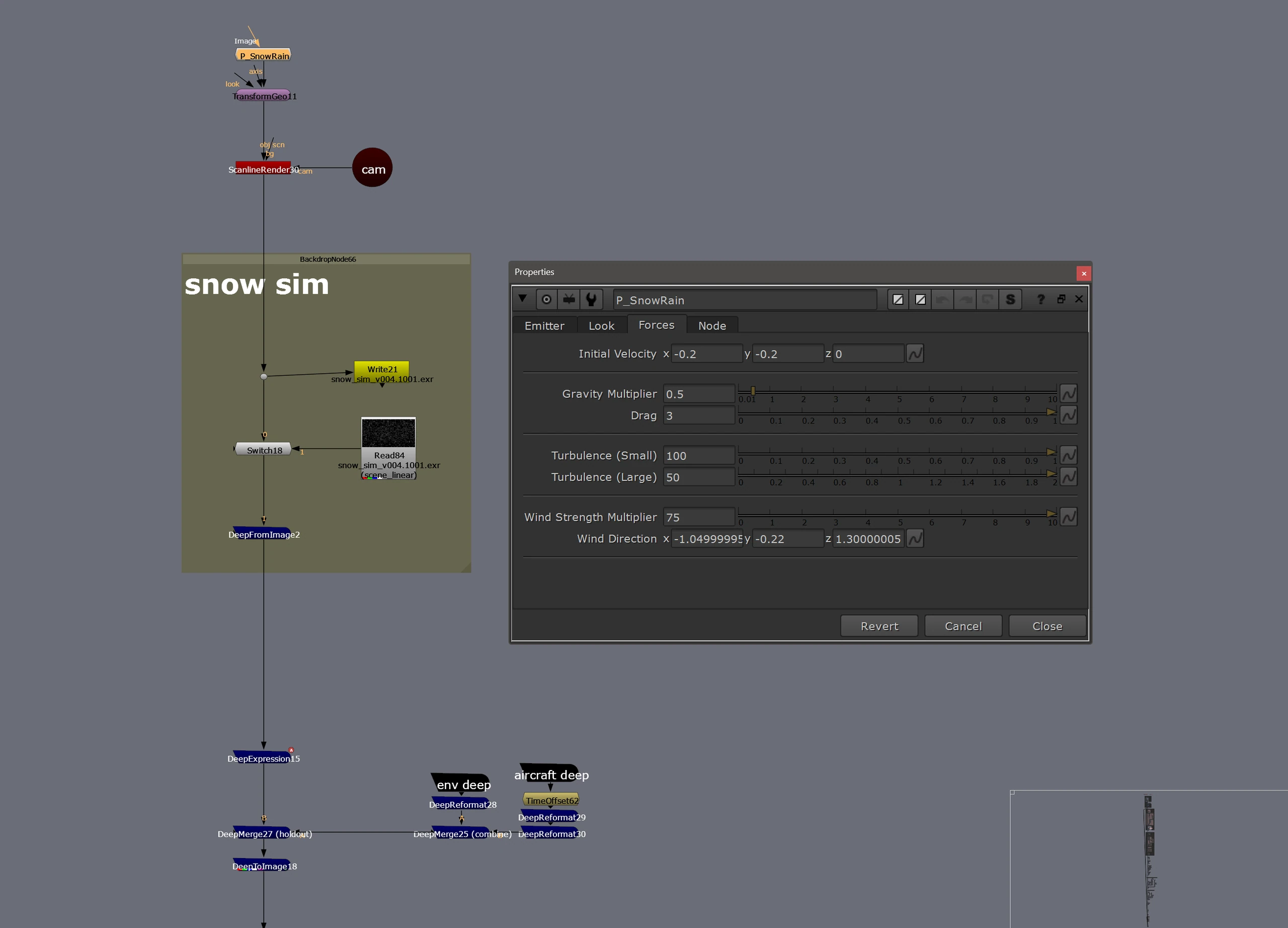 FX node graph